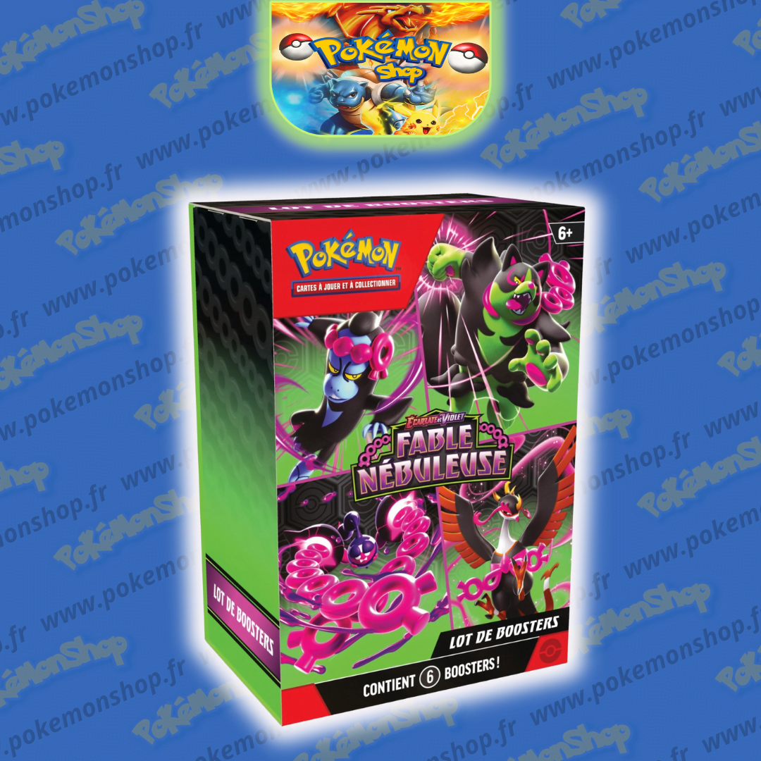 Pokémon Bundle 6 boosters EV6.5 Fable Nébuleuse