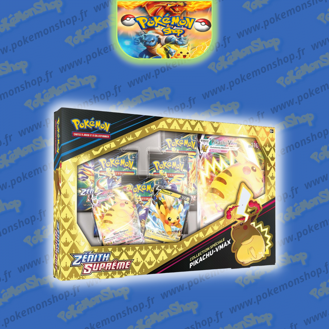 Pokémon Coffret Premium Pikachu V Max EB12.5 Zénith Suprême