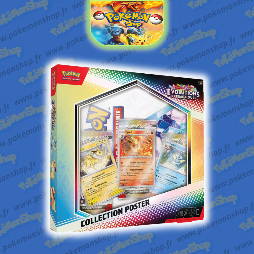 Pokémon Coffret Poster EV8.5 Evolutions Prismatiques